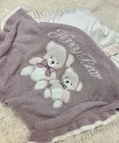 evelyn ノベルティ　ベアボアブランケット