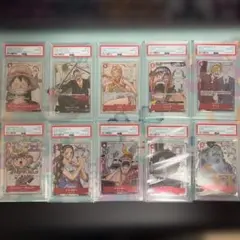 PSA10 ワンピースカード 25-26 3連番 英語 チャンピオンシップ - メルカリ