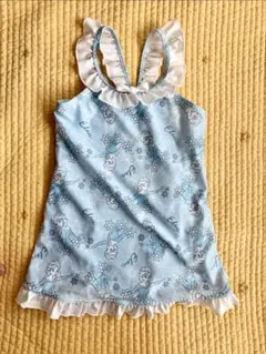 エルサ ワンピース 水着 110cm 水色 アナ雪