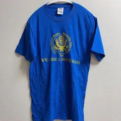 フルーツオブザルーム プリント Tシャツ クルーネック 半袖 M 青 綿 休日