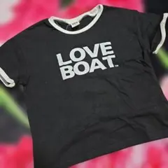LOVE BOAT Tシャツ 黒 キッズ用