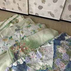 2000円売り切り 小紋 正絹 まとめ売り 着物 リメイク BM-7431