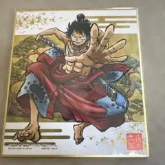 ワンピース ミニ色紙ART ルフィ太郎 色紙　ルフィ