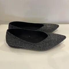 GU ウォッシャブルニットフラットシューズ+E パンプス　23.5cm