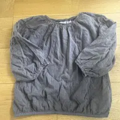 ZARA グレー フリル付き トップス 110サイズ