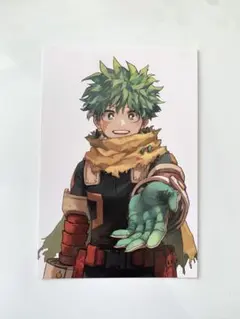 僕のヒーローアカデミア　特典　緑谷出久 ポストカード