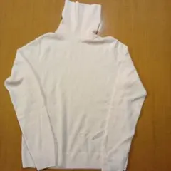 UNIQLO ピンク タートルネックカシミヤセーター S