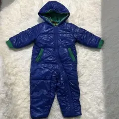 Moujanjan フード付きジャンプスーツ リバーシブル 90