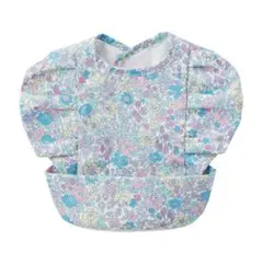 新品未使用☆おめかしお食事エプロン☆ガーデン　ラベンダー　防水