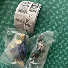 ズートピア2 ゆらゆらつながるマスコット　２つセット