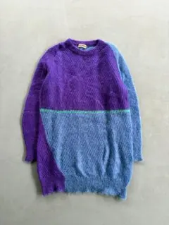 1970s ISSEY MIYAKE マルチカラー モヘアニットのサムネイル