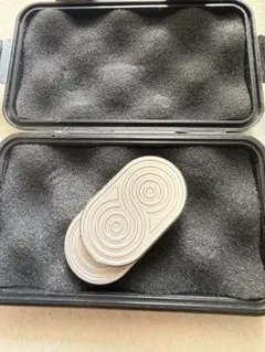 フィジェットトイ EDC マグネティックスライダー　開封済み　金属