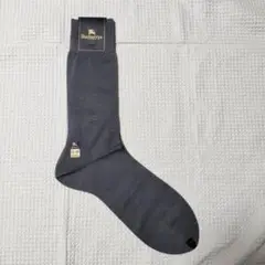 【新品未使用品】BURBERRYSバーバリー紳士靴下25〜26cm日本製