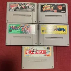 ②①スーパーファミコンソフト5本セット(動作未確認のジャンク品