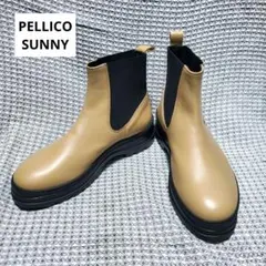 PELLICO SUNNY ボリューム サイドゴアブーツ ベージュ
