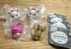 ディズニー　ファッションリング　ガチャガチャ　マリー　チェシャ猫　ミスバニー
