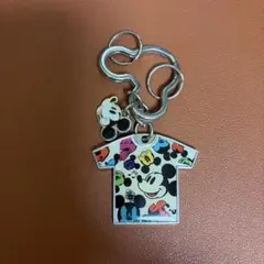 ミッキーマウス Tシャツ型 キーホルダー