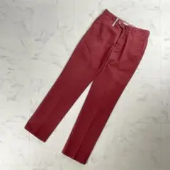 GTA センタープレステーパードパンツ レッド サイズ42*SC1088