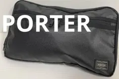 美品　PORTER ポーターブラック タクティカルボディバッグ