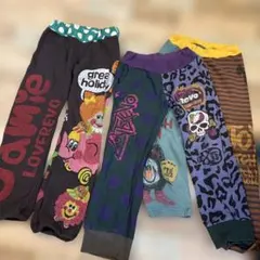 120 LOVEREVO 키즈 긴 바지 3장 세트 스웨트 팬츠
