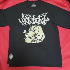 日本限定 hanabie. 花冷え。 刺しゅう Tシャツ 黒 Lサイズ - メルカリ