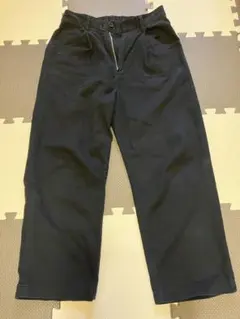 ウィゴー　wego S ワイド ワーク カーゴパンツ ブラック