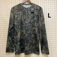 メンズテック カモ ロングスリーブ Tシャツ L（6007731）