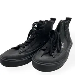 未使用級　DIESEL ディーゼル ミッドカット サイドジップ 黒 26.5