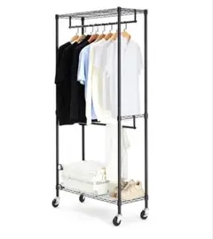 ブラックハンガーラック 最大耐荷重181.4kg