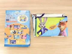 新品未使用 ズートピア フラットポーチ ニック ジュディ フィニック