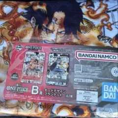 一番くじ　ワンピース　カードゲーム　B賞 カードデザインブランケット　エース