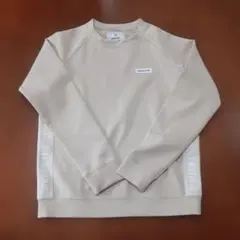 美品　BRIEFING　サイドロゴベージュ スウェット トレーナーS