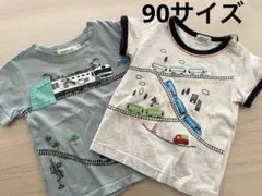BEAMS mini 電車デザインTシャツ2枚セットのサムネイル