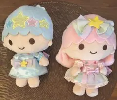 サンリオ キキララ 45th パフポフ マスコット ぬいぐるみ - メルカリ