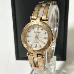 CITIZEN シチズン ウィッカ エコドライブ 腕時計 ソーラー ゴールドのサムネイル