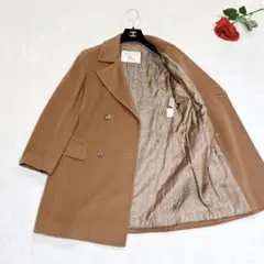 新品同様✨　Burberrys チェスターコート　カシミヤ　ウール　ブラウンのサムネイル