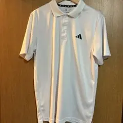 adidas ホワイト ポロシャツ L