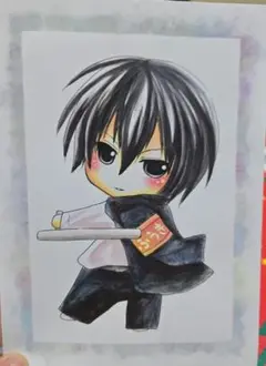 【希少・非売品】家庭教師ヒットマンREBORN！　雲雀恭弥　イラスト