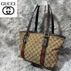 [大人気]　グッチ　GUCCI　トートバッグ　GG柄　総柄　シェリーライン