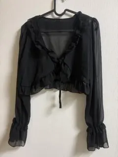 GRL シアーレースボレロ ブラック at2084のサムネイル