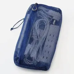 新品　無印良品　タテに使える仕分けケース　約25×12.5×5cm　ネイビーのサムネイル