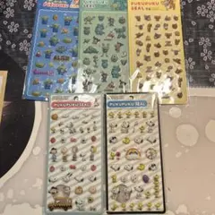 ぷくぷくシール　ディズニー　トムとジェリー　スヌーピー