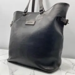 DSQUARED2 ディースクエアード クロコ型押し レザートートバッグ 
