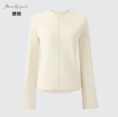 【新品】ユニクロ Mame Kurogouchiコラボ シアークルーネックT