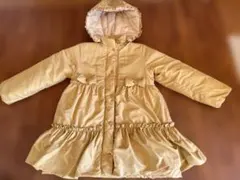 la poche biscuit ベージュダウンコート 130