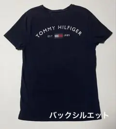 TOMMY HILFIGER ネイビー Tシャツ オーガニック コットン