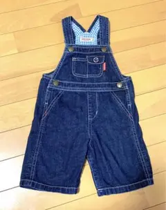 ミキハウス デニムオーバーオール 70〜80