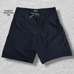 パタゴニアボードショーツ90sバギーズショーツ30ブラックvintage古着黒M