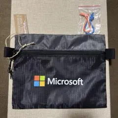 【非売品】Microsoft マイクロソフト ノベルティ ロゴ入り ポーチのサムネイル