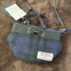 Harris Tweed チェック柄ショルダーバッグ